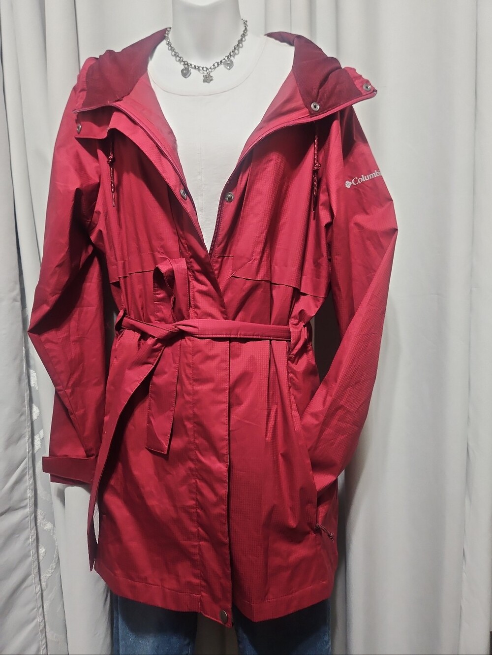 Columbia Pardon My Trench Water Resistant Rain Jacket